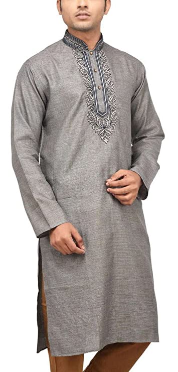 Rene Men's Cotton A-Line Kurta