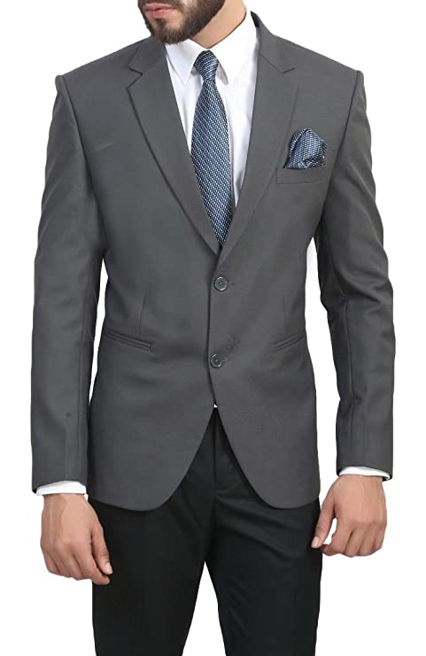 MANQ Men's Slim Fit Formal/Party Blazer