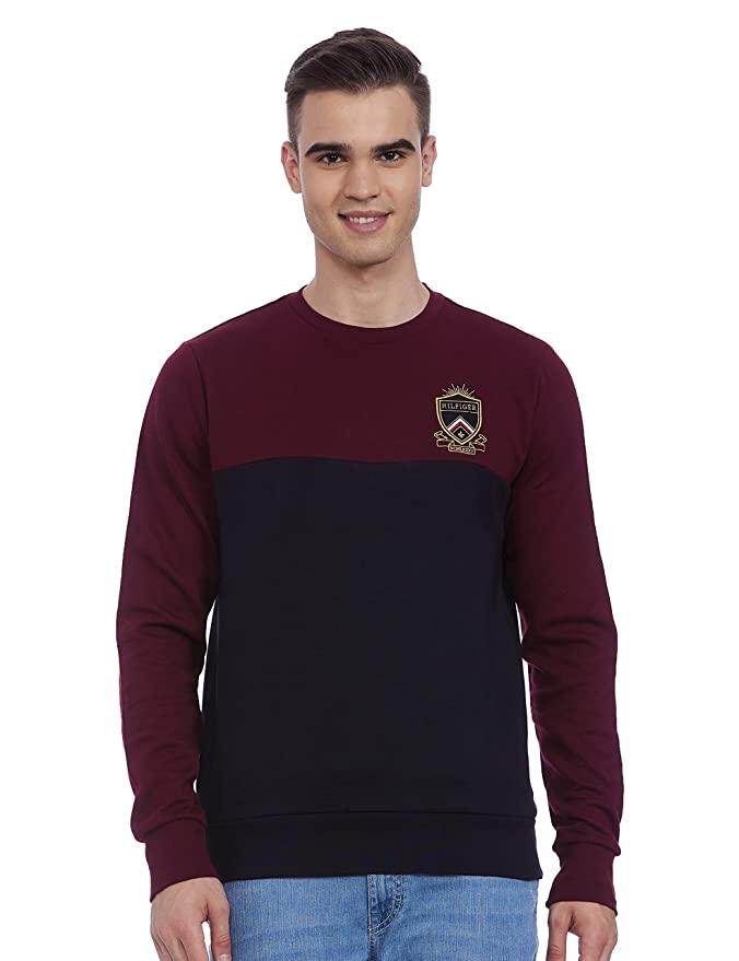 Tommy Hilfiger Men's Cotton Round Neck Sweatshirt