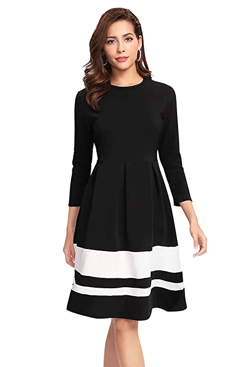 ILLI LONDON Women's Skater Knee Length Dress