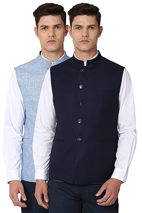 Van Heusen Mens Nehru Jacket