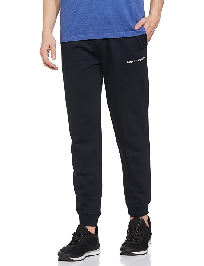 Tommy Hilfiger Men's Regular Fit Track Pants (S23HMND119_Desert Sky_S)