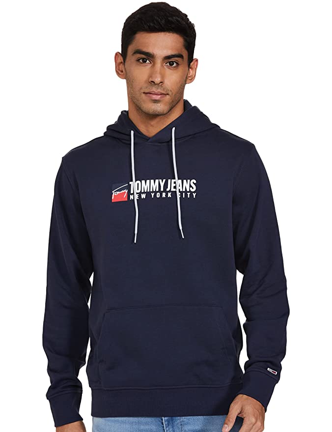 Tommy Hilfiger Men's Full Sleeve Regular Fit Sweatshirt,Twilight Navy,M